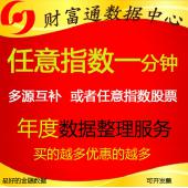 上證指數(shù)中證500指數(shù)上證50ETF指數(shù)一分鐘1分鐘高頻歷史數(shù)據(jù)每年