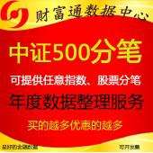 SH000905中證500指數(shù)TICK五檔分筆歷史數(shù)據(jù)