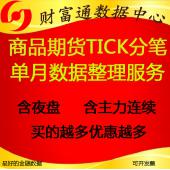 商品期貨高頻量化歷史成交分筆tick成交明細(xì)數(shù)據(jù)每月