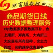 商品期貨歷史日線95年以來(lái)打包全部品種合約