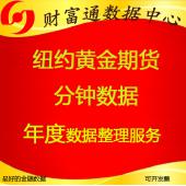 美國(guó)紐約交易所au紐約黃金期貨高頻歷史1分鐘一分鐘五分鐘主力連續(xù)數(shù)據(jù) 