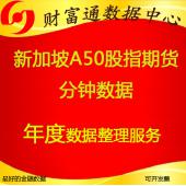 新加坡新華富A50指數(shù)及指數(shù)股指期貨一分鐘五分鐘1分5分高頻歷史數(shù)據(jù)